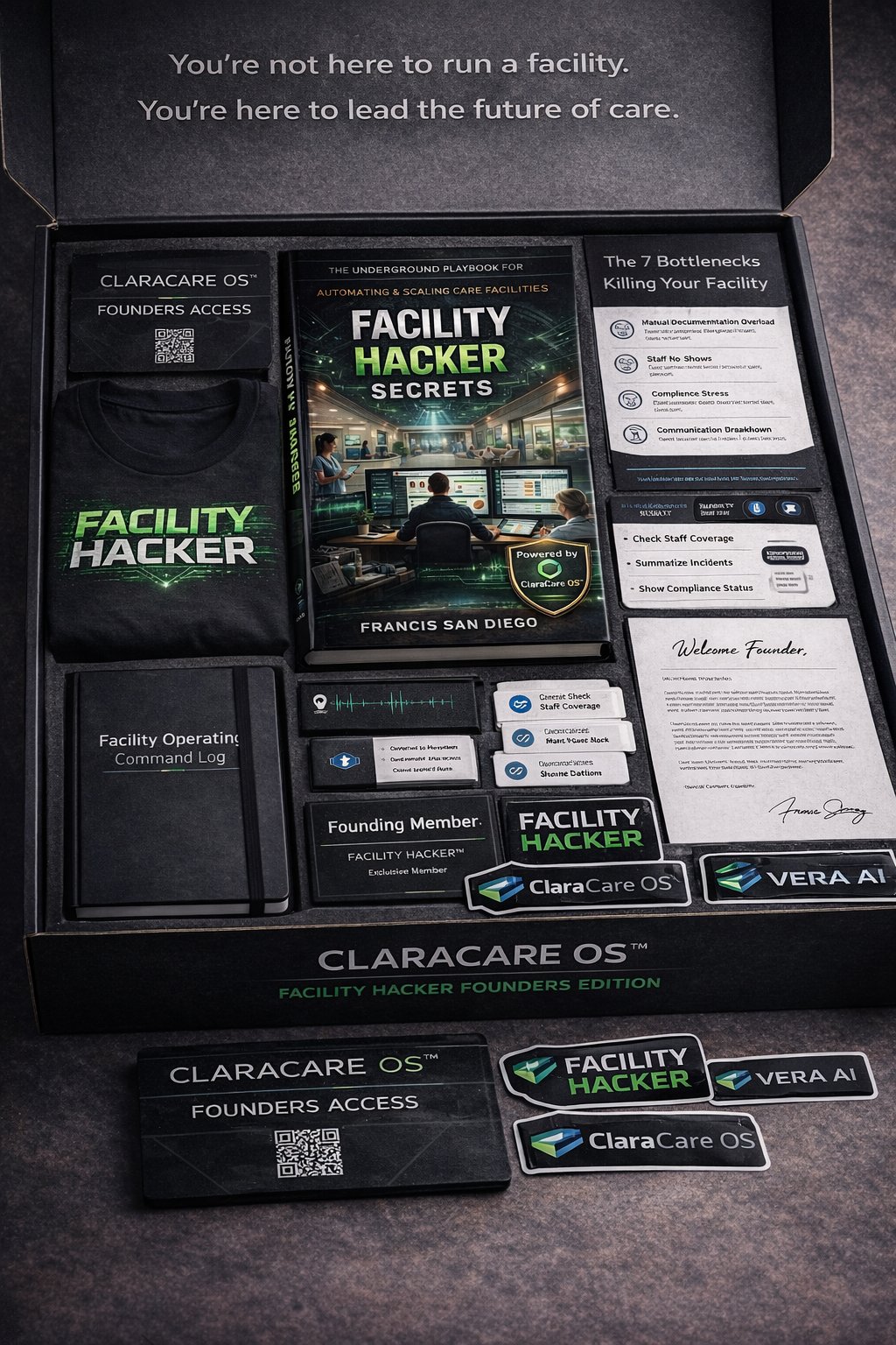 The Founders Box — ClaraCare OS Facility Hacker Founders Edition.